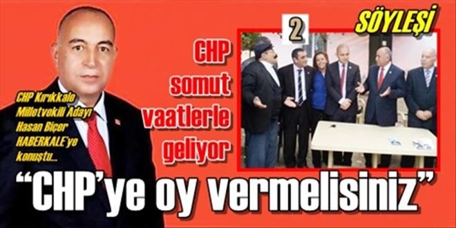 CHP Kırıkkale  Milletvekili Adayı Hasan Biçer HABERKALE´ye konuştu?