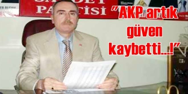 AKP güven kaybetti
