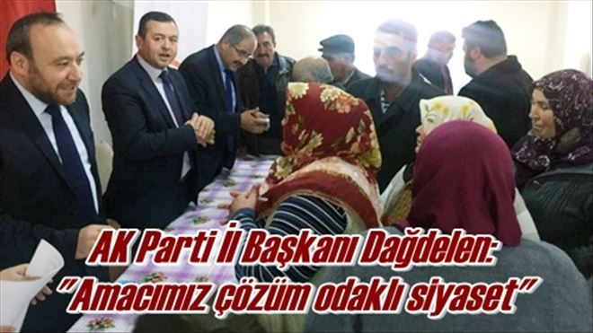 AK Parti İl Başkanı Dağdelen:  