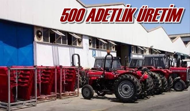 500 ADETLİK ÜRETİM