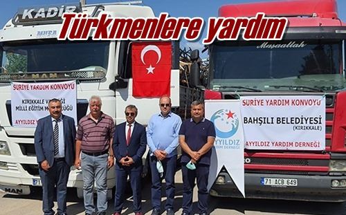 Türkmenlere yardım