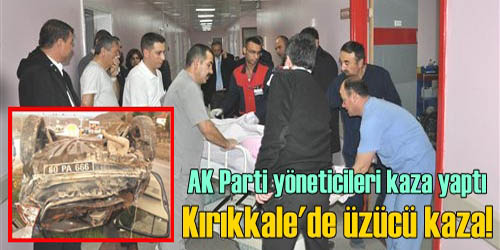Kırıkkale`de trafik  kazası: 5 yaralı