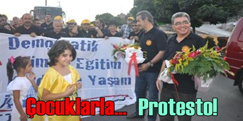 Kırıkkale`de 4+4+4 Protestosu