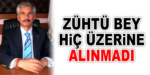 AKP`li Başkan Üzerine Alınmadı