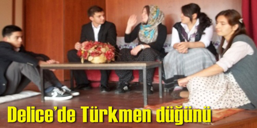 Tiyatroda Türkmen Düğünü