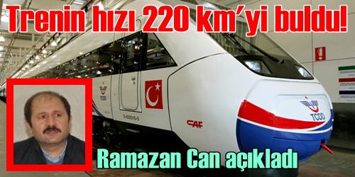 Tren Hızı 220 KM