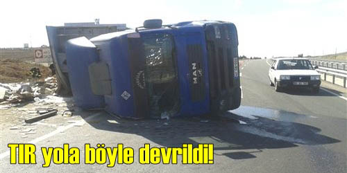 Kırıkkale`de Trafik  Kazası: 2 Yaralı