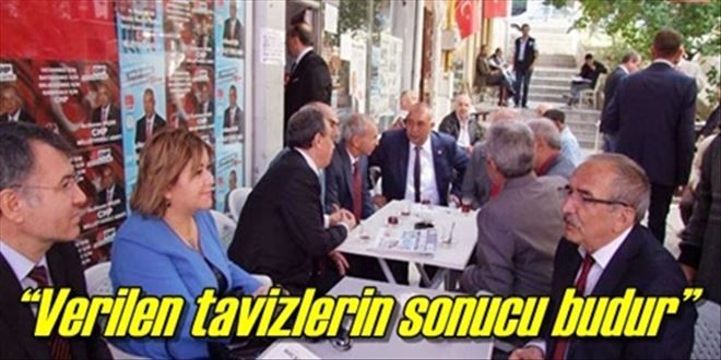 ?Verilen tavizlerin sonucu budur?