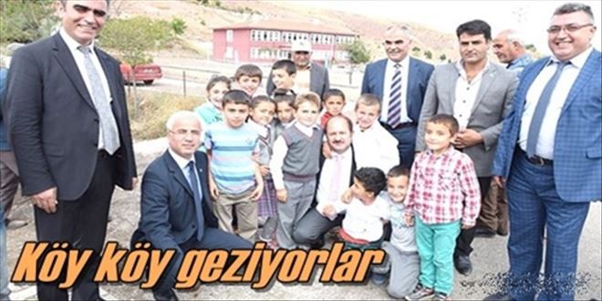 Köylere çıkarma yaptılar