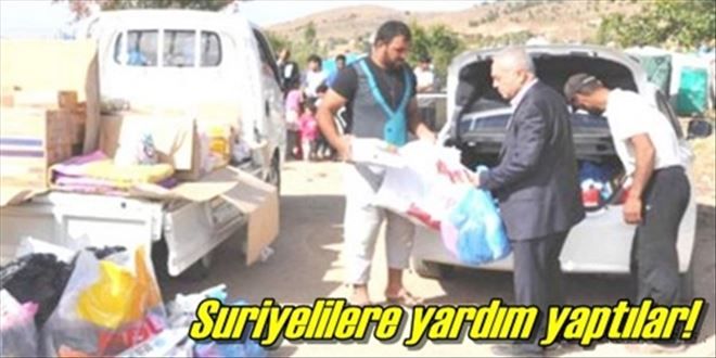 Esnaflar yardım topladı!