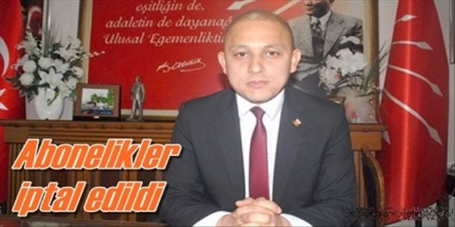 Abonelikler iptal edildi?