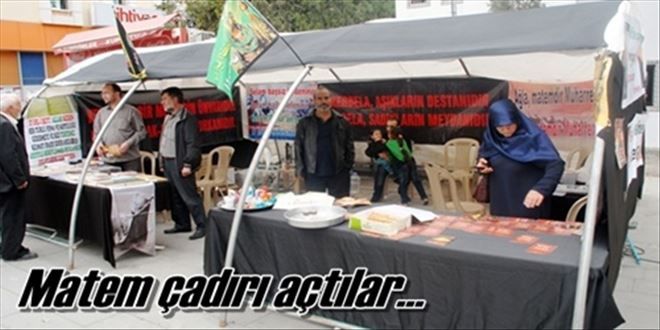 Kerbela çadırı açıldı