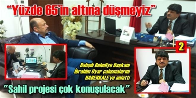 Bahşılı Belediye Başkanı İbrahim Uyar çalışmalarını HABERKALE´ye anlattı