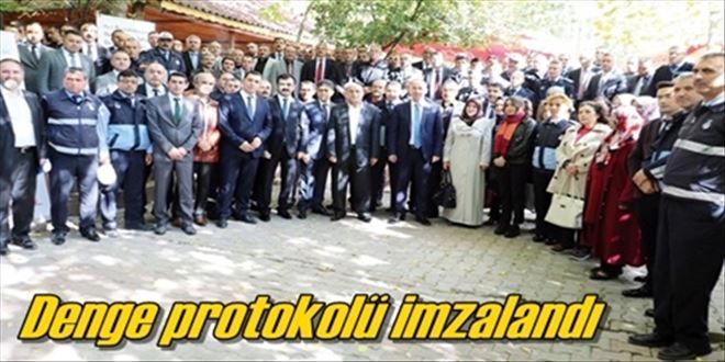 Denge protokolü imzalandı!