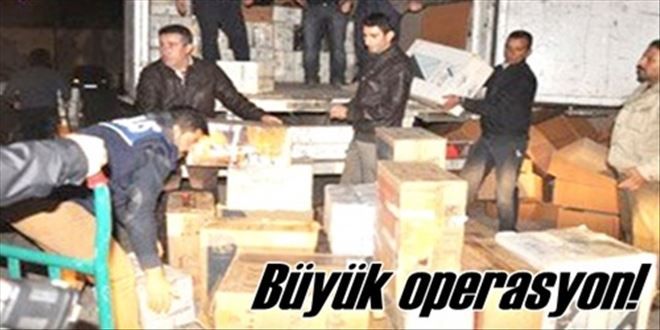 1 milyon paket kaçak  sigara ele geçirildi!