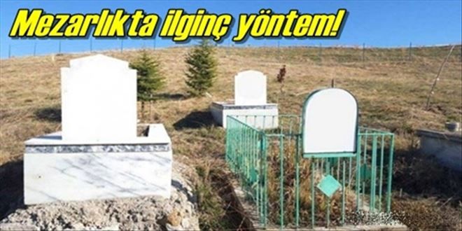 Hatimmatik sistemi  köy mezarlığında