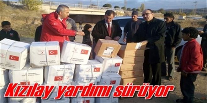 Kızılay mültecilerin yanında