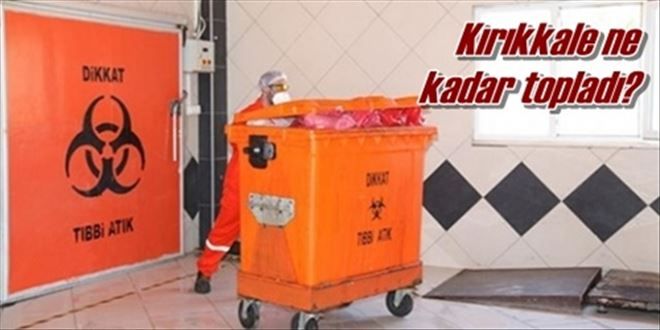 268 ton tıbbi atık toplandı