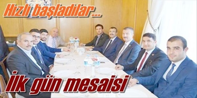 Vekillerin ilk gün yoğunluğu