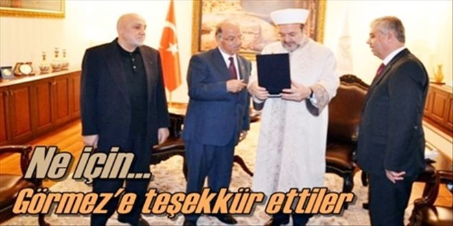 Görmez´e tebrik ziyareti