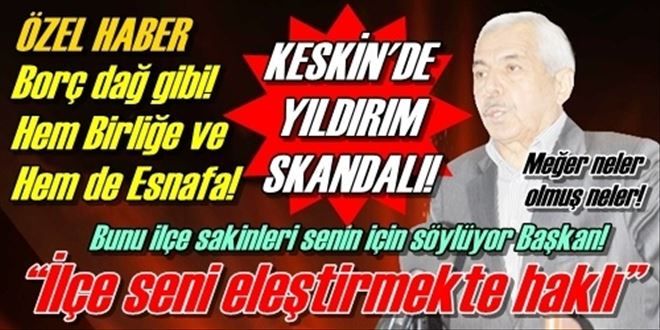 Evraklar öyle demiyor Başkan?