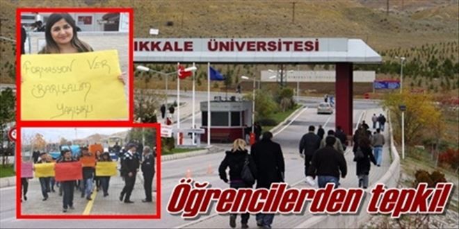 Öğrencilerden formasyon protestosu!