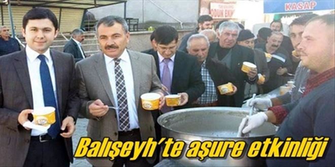 Balışeyh´te aşure ikramı