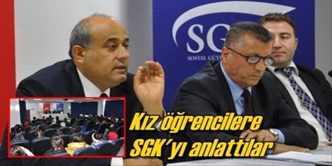 Kız öğrencilere SGK eğitimi