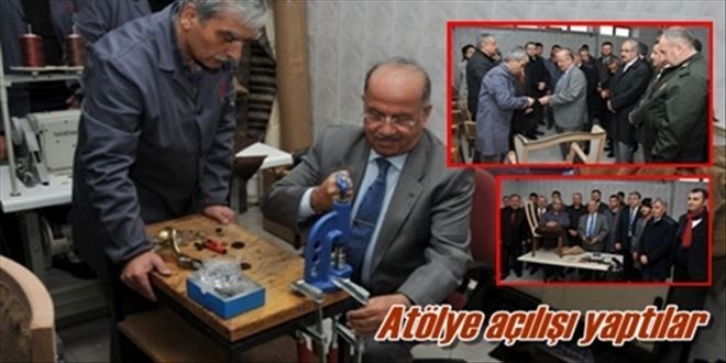 Kumaş kaplama atölyesi açıldı