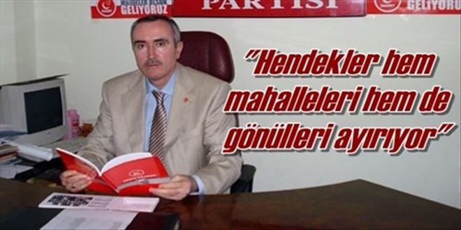 Hendek tepkisi!