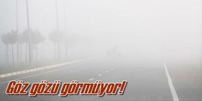 Yoğun sis olumsuz etkiledi