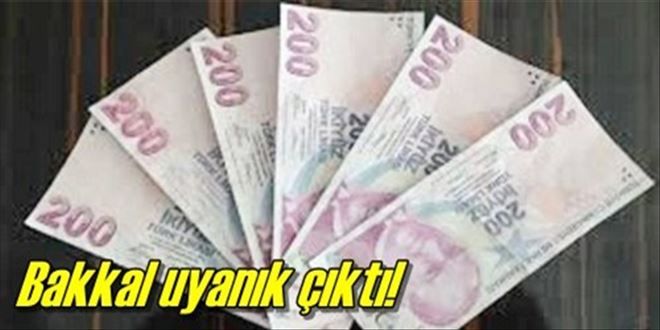 Esnaf kalpazanı yakalattı!