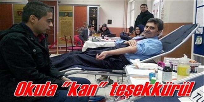 En fazla kan bağışlayan okul oldu