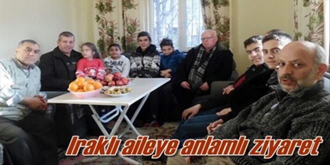 Gençlerden Iraklı aileye destek