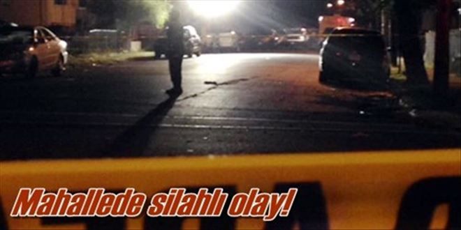 Sokakta silahlı olay!