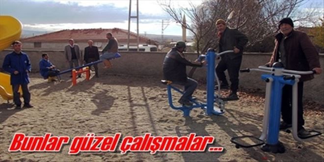 Kaymakamlıktan köylere çocuk parkı