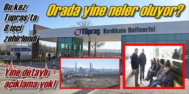 Tüpraş´tan çıkan gazdan  8 kişi zehirlendi iddiası!