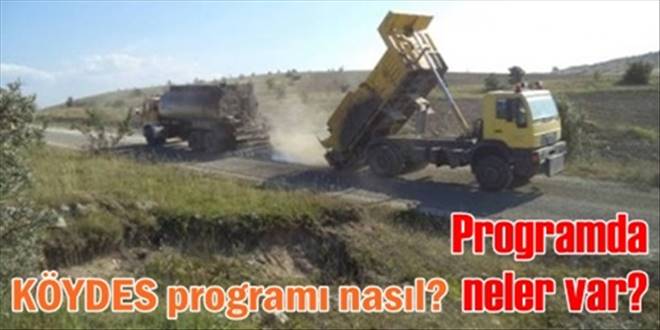 2015 Yılı Köydes programı açıklandı