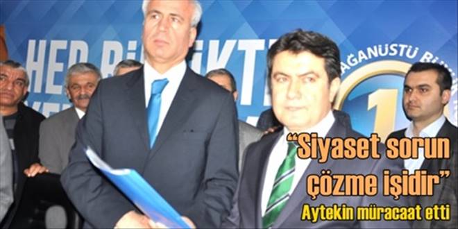 Aytekin müracaat etti
