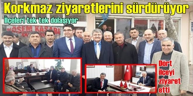 İlçeleri ziyaret etti