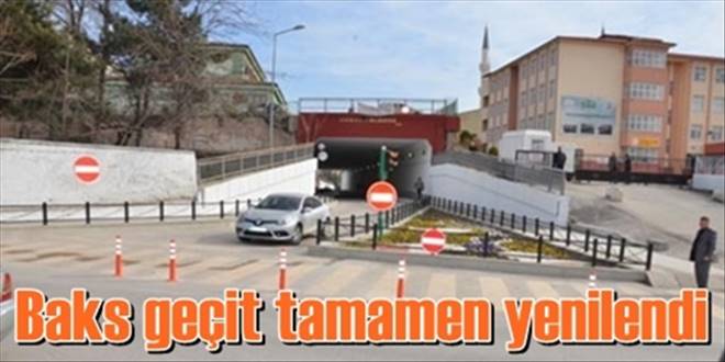 Baks geçit trafiğe açıldı