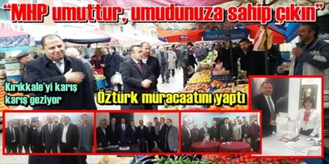 Öztürk müracaatını yaptı