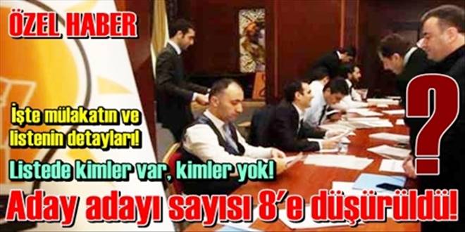 Aday adayı sayısı 8