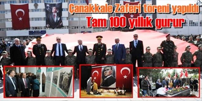 Meydanda Çanakkale töreni yapıldı