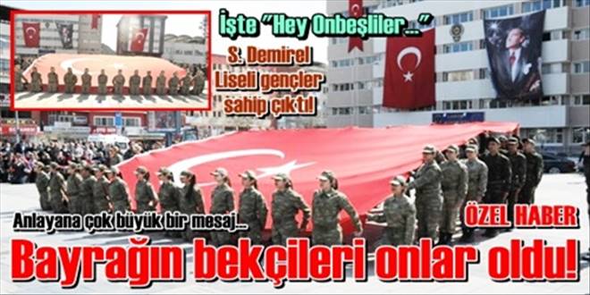 Liseli gençler sahip çıktı!