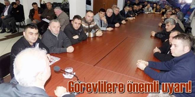 Sandık görevlilerine uyarı