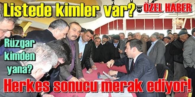 Herkes sonucu merak ediyor!