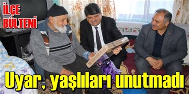 Yaşlıları ziyaret etti