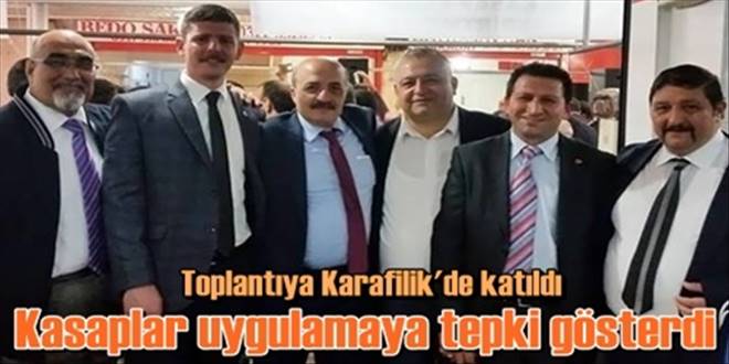 Kasaplar yasağı protesto etti