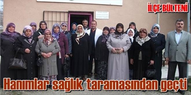 Hanımlar sağlık taramasından geçti